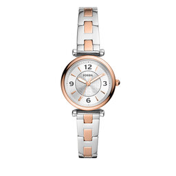 Fossil Ceas Fossil Carlie Three ES5201 Silver/Rose Gold