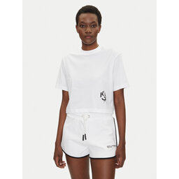 Karl Lagerfeld Jeans Karl Lagerfeld Jeans Camiseta A2W17076 Blanco Cropped Fit