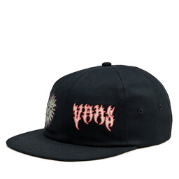 Vans Czapka z daszkiem Vans Sunface Jockey VN000GKABLK1 Czarny