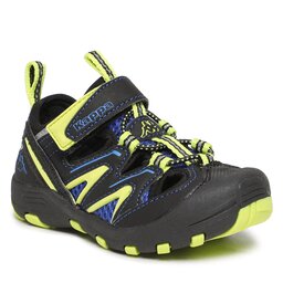 Kappa Sandaler Kappa 260682K Black/Lime 1133