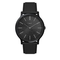 Timex Pulkstenis Timex City TW2V43600 Black/Black