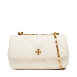 Tory Burch Ročna torba Tory Burch Mini Kira Diamond 154710 Écru