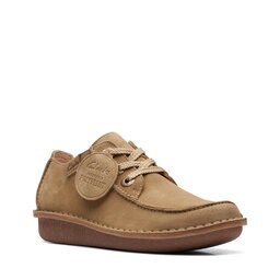 Clarks Halbschuhe Clarks Funny Dream 26170061 Dark Sand Suede