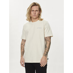 adidas adidas Camiseta Graphic IS0287 Écru Regular Fit