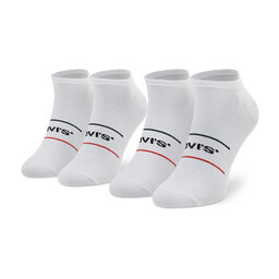 Levi's® 2 pares de calcetines cortos unisex Levi's® 701203953 White/Blue/Red
