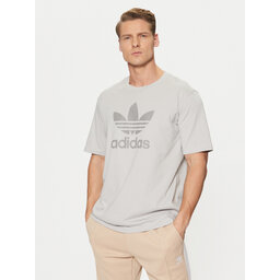 adidas adidas Marškinėliai adicolor Trefoil JP2548 Pilka Regular Fit
