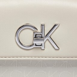 

Сумка Calvin Klein Re-Lock Mini Crossbody Bag_Jcq K60K611989 Dk Ecru Jacquard Mono PC4, Écru