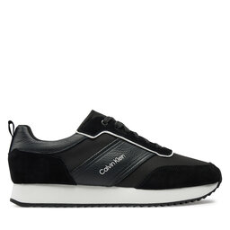 Calvin Klein Sneakersy Calvin Klein Low Top Lace Up Mix HM0HM01554 Czarny