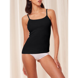 Triumph Triumph Τοπ Katia Basics_01 Shirt 01 X 10217993 Μαύρο Slim Fit