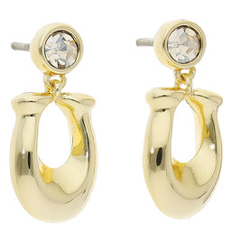 Coach Orecchini Coach C Crysl Ear C9345 Gold/Clear