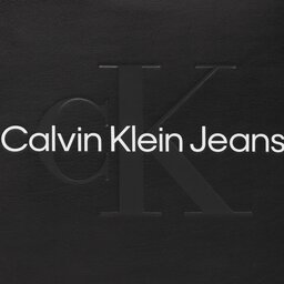 

Плоска сумка Calvin Klein Jeans Monogram Soft Reporter18 K50K510108 BDS, Чорний