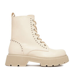 DeeZee Botines planos DeeZee HX24026-1 Écru