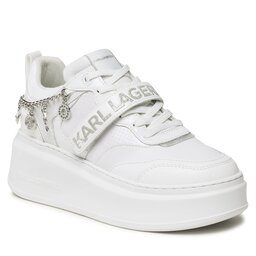 KARL LAGERFELD Sneakers KARL LAGERFELD KL63540F White Lthr W/Silver