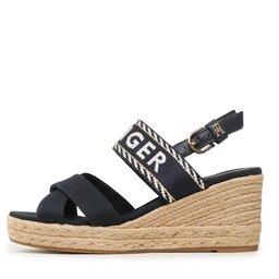 

Еспадрильї Tommy Hilfiger Seasonal Webbing Mid Wedge FW0FW07091 Space Blue DW6, Cиній