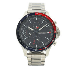 Tommy Hilfiger Uhr Tommy Hilfiger Bank 1791718 Silver