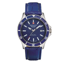 Swiss Alpine Military Zegarek Swiss Alpine Military 7022.1535 Blue/Silver/Blue