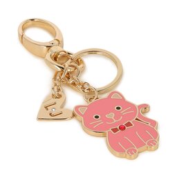 Liu Jo Ключодържател Liu Jo Cat Key Ring AF3266 A0001 Gold/Pink S1407