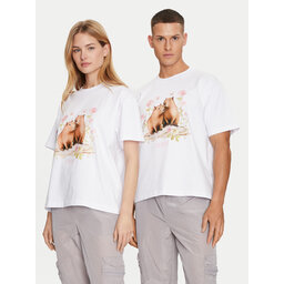 2005 2005 Marškinėliai Unisex Capybaras Love Balta Regular Fit