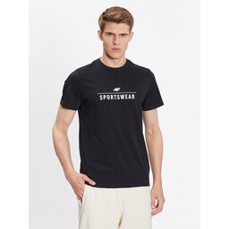 4F 4F T-Shirt 4FSS23TTSHM539 Σκούρο μπλε Regular Fit