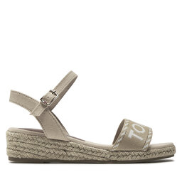 Tommy Hilfiger Espadrilky Tommy Hilfiger Rope Wedge Sandal T3A7-33287-0890 M Béžová