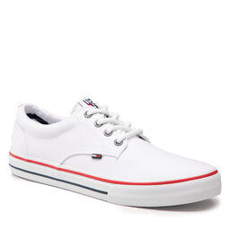Tommy Jeans Гуменки Tommy Jeans Textile Sneaker EM0EM00001 White 100