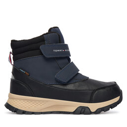 Tommy Hilfiger Апрески Tommy Hilfiger Velcro Bootie T1X5-34134-1592 S Черен