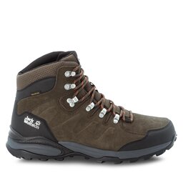 

Трекінгові черевики Jack Wolfskin Refugio Texapore Mid M 4049841 Khaki / Phantom, Хакі