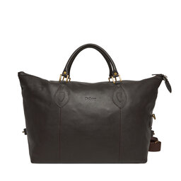 Barbour Krepšys Barbour Leather Medium Travel Explorer UBA0008BR91 Ruda