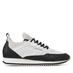

Снікерcи Calvin Klein Low Top Lace Up Nylon HM0HM00921 White/Black 0K9, Білий