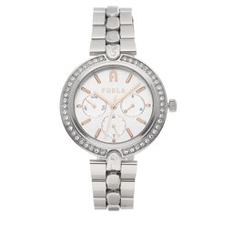 Furla Zegarek Furla Logo Links WW00030-K21000-AR000-1-003-20-CN-W Srebrny