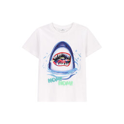 Coccodrillo Coccodrillo Camiseta WC5143201IBK Blanco Regular Fit