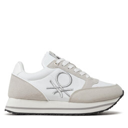 

Снікерcи United Colors Of Benetton Bull BTW213201 White 1010, Білий