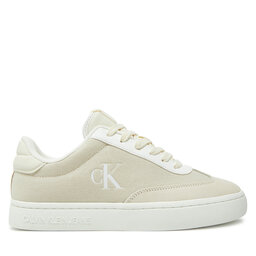 Calvin Klein Jeans Sneakers Calvin Klein Jeans Classic Cupsole Low Mix Mg Wn YW0YW01636 Écru