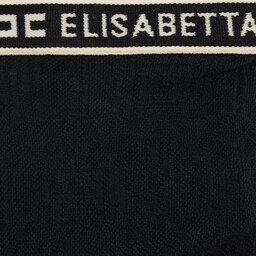 

Високі жіночі шкарпетки Elisabetta Franchi CZ-13L-37E2-V85 Nero 110, Чорний