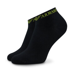 

Набір 3 пар низьких чоловічих шкарпеток Emporio Armani 300038 3R254 73320 Nero, Чорний
