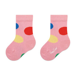 

Набір 2 пар високих дитячих шкарпеток Happy Socks KDOT02-3300 Рожевий
