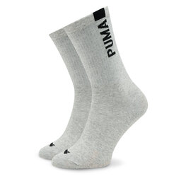 

Набір 2 пар високих жіночих шкарпеток Puma Women Slouch Sock 2P 938005 Grey Melange / Purple 03, Сірий