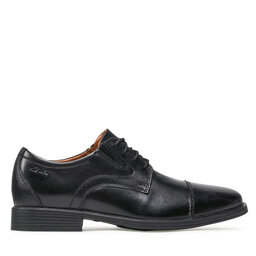 

Туфлі Clarks Whiddon Cap 261529127 Black Leather, Чорний