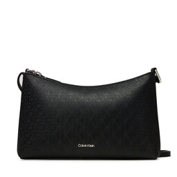 Calvin Klein Τσάντα Calvin Klein Ck Must Aop Conv Logo Jqd Strap LV04F3099G Μαύρο