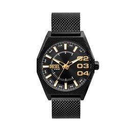 Diesel Karóra Diesel Scraper DZ2194 Black/Black