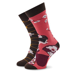Funny Socks Skarpety wysokie unisex Funny Socks Japan SM/03 Brązowy