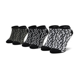 DKNY Набор из 3 пар низких женских носков DKNY Grace S4_0001T_DKY Black/Grey Marl/White