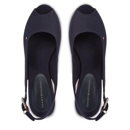 

Еспадрильї Tommy Hilfiger Iconic Elba Sling Back Wedge FW0FW04788 Space Blue DW6, Cиній