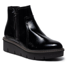 Clarks Tronchetti Clarks Airabell Zip 261633094 Black Crinkle Patent