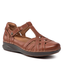Clarks Zapatos hasta el tobillo Clarks Appley Way 261655294 Dark Tan Leather