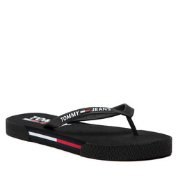 Tommy Jeans Flip flop Tommy Jeans Flag Tommy Jeans Beach Sandal EN0EN01855 Black BDS