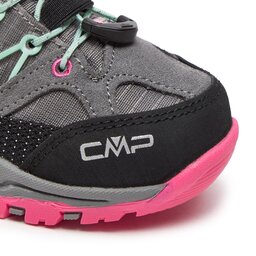 

Трекінгові черевики CMP Kids Rigel Low Trekking Wp 3Q54554 Cemento-Pink Fluo 35YN, Сірий