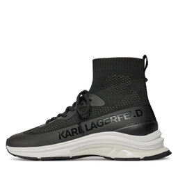 

Снікерcи KARL LAGERFELD KL53141 Black Knit Textile K00, Чорний