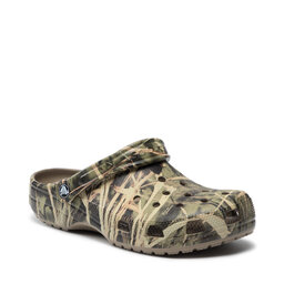 Crocs Pantoletten Crocs Classic Realtree 12132 Khaki