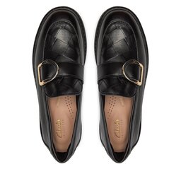 

Лофери Clarks Splend Penny 26176778 Black Leather, Чорний